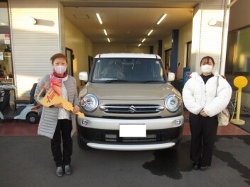 クロスビ－納車です。